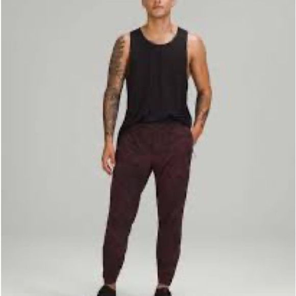 NWOT Lululemon Run State Jogger Tidal Dye Cassis Black Mens Sz L - Picture 3 of 11